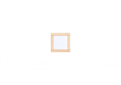 Vuren Vast raam Prestige 66x66 cm, onbehandeld.