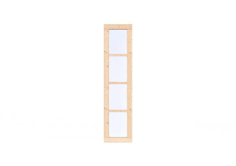 Vuren Vast raam Prestige 50x209 cm, onbehandeld.