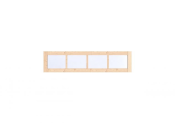 Vuren Vast raam Prestige 50x209 cm, onbehandeld.