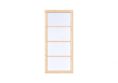 Vuren Vast raam Prestige 100x224 cm, onbehandeld.
