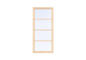 Vuren Vast raam Prestige 100x224 cm, onbehandeld.