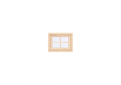 Vuren Uitzetraam Prestige 84,4x66 cm, onbehandeld.