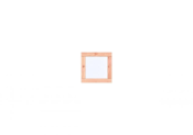 Douglas Vast raam Prestige 66x66 cm, onbehandeld.