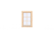 Vuren Draai-kiep raam Prestige 84,4x126,2 cm, onbehandeld.