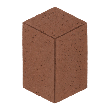 Schellevis design Studio Wae BOX 60x40x8 cm roodbruin