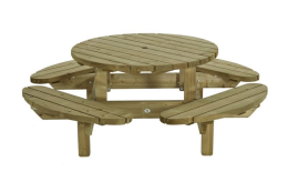 picknicktafel-rond