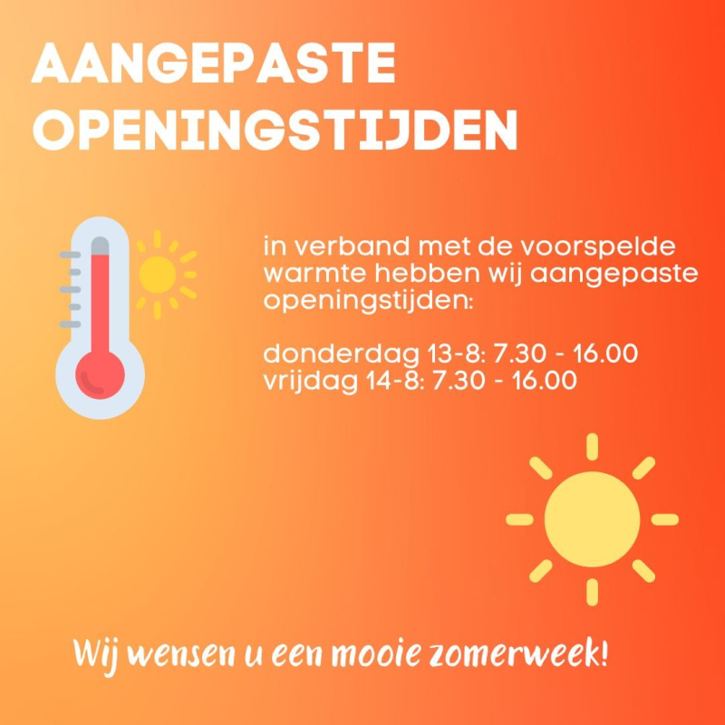 openingstijden-ivm-hitte