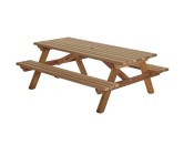 Picknicktafel 230x160cm, hardhout