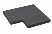 Schellevis Oud hollands zwembadrand hoek 100x100x5 carbon