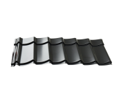 Dakpanplaat Douglasvision kapschuur Comfort 500x320, zwart