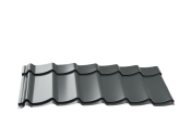 Dakpanplaat Douglasvision kapschuur Comfort 600x320, antraciet