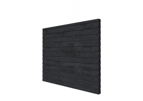 Douglasvision DHZ wand zweeds rabat dubbelzijdig 278,5 cm zwart