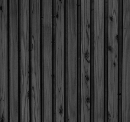 Woodvision Triple profiel vuren enkelzijdige wand C, 278,5 x 224 cm, zwart geïmpregneerd.