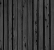 Woodvision Triple profiel vuren enkelzijdige wand C, 278,5 x 224 cm, zwart geïmpregneerd.