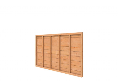 DGL Plankenpakket t.b.v. enkelzijdige wand kapschuur Comfort 278,5x162 cm, onbehandeld