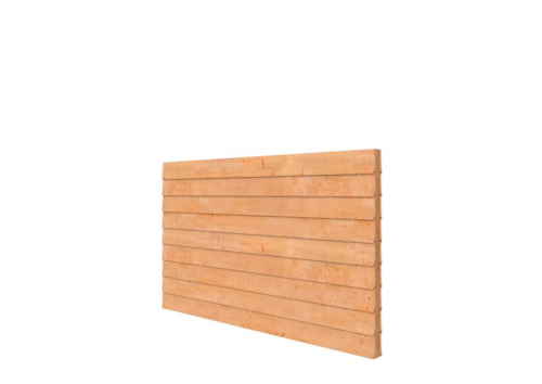 DGL Plankenpakket t.b.v. dubbelzijdige wand kapschuur Comfort 278,5x162 cm, onbehandeld