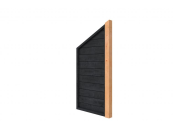 Douglas zijwand kapschuur Comfort (1m) enkelzijdig zweeds rabat (incl. staander)