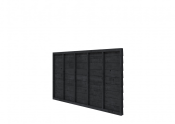 DGL Plankenpakket t.b.v. enkelzijdige wand kapschuur Comfort 278,5x162 cm, zwart geïmpregneerd