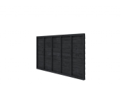 DGL Plankenpakket t.b.v. enkelzijdige wand kapschuur Comfort 278,5x162 cm, zwart geïmpregneerd
