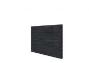 DGL Plankenpakket t.b.v. dubbelzijdige wand kapschuur Comfort 229x162 cm, zwart geïmpregneerd