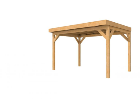 Douglasvision buitenverblijf Comfort 400x270 cm, kleurloos geïmpregneerd