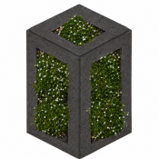Schellevis design ParkWae 60x40x12 cm antraciet