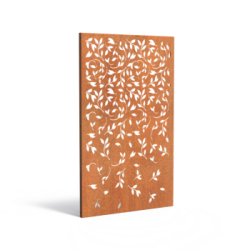Paneel Nature 110x5x180 cm CorTen 2mm Bladertakjes