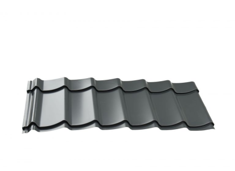 Dakpanplaat Douglasvision kapschuur Comfort 405x320 antraciet