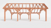 Constructiepakket kapschuur | 8220x4105x3715mm | fijnbezaagd Douglas