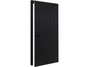 Plaatdeur enkel rechtsdraaiend deur 930x2115 + kozijn 1064x2189mm Zwart (incl. hang en sluitwerk)