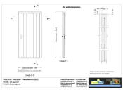 Plaatdeur enkel rechtsdraaiend deur 930x2115 + kozijn 1064x2189mm Zwart (incl. hang en sluitwerk)