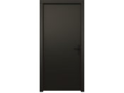Plaatdeur enkel rechtsdraaiend deur 930x2115 + kozijn 1064x2189mm Zwart (incl. hang en sluitwerk)