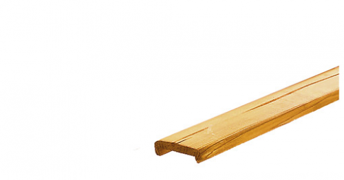Geschaafde afdeklat 1,9x7x181,5 cm, sponning 5,2 cm