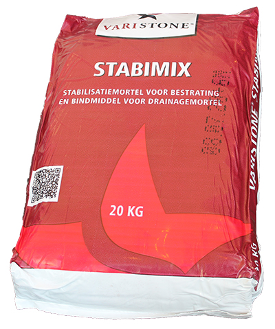 Varistone Stabimix ondergrondversteviger 20 kg PE zak Grijs