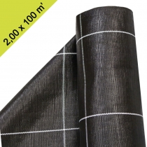 Anti-worteldoek (volle rol a 100 m1) 200 cm breed