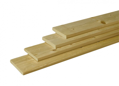 Plank 1.9x14.5x360 cm zweeds vuren geimpregneerd