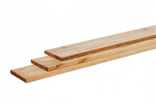 Grenen geschaafde plank 1,5x14x180 cm ACTIE