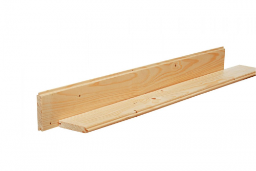 Scandinavisch vuren gesch. dakbeschot 1,6x9.5x300 geïmp.