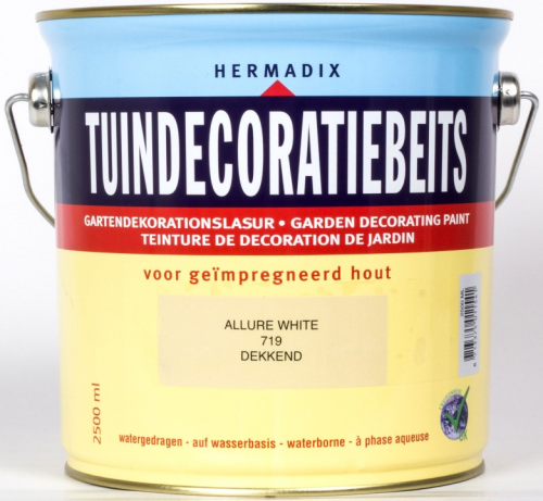 Tuindecoratiebeits 2500 ml 719 allure white