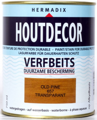 Houtdecor tuinbeits 750 ml 657 old pine