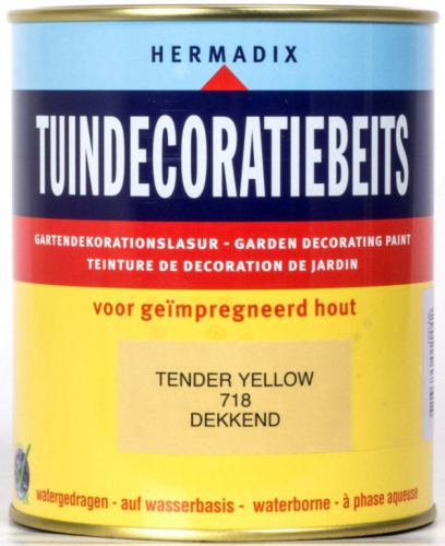 Tuindecoratiebeits 750 ml 718 tender yellow