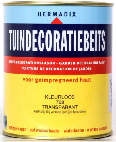 Tuindecoratiebeits 750 ml 768 kleurloos