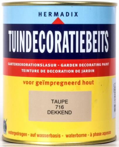 Tuindecoratiebeits 750 ml 716 taupe