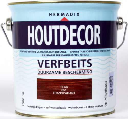 Houtdecor tuinbeits 2500 ml 651 teak