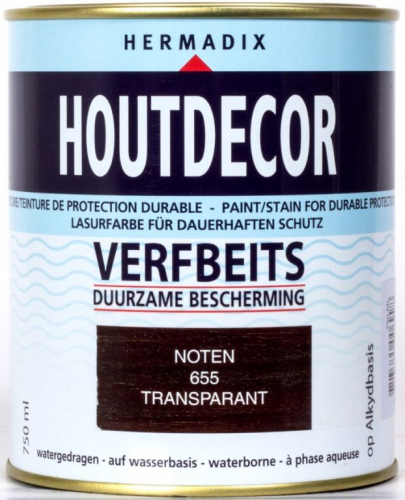 Houtdecor tuinbeits 750 ml 655 noten