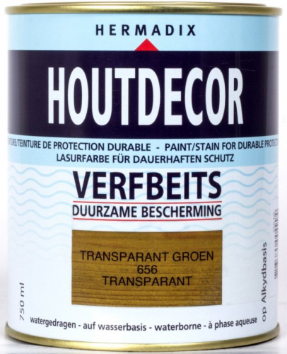 Houtdecor tuinbeits 750 ml 656 transparant groen