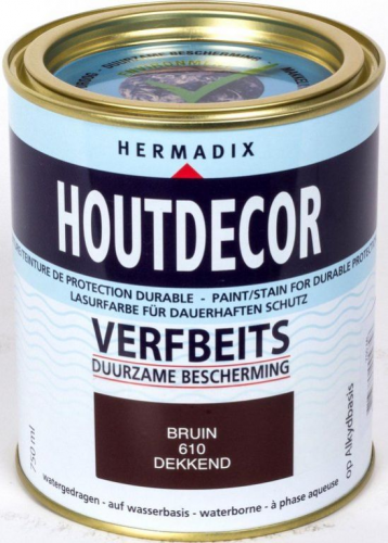 Houtdecor tuinbeits 2500 ml 610 bruin