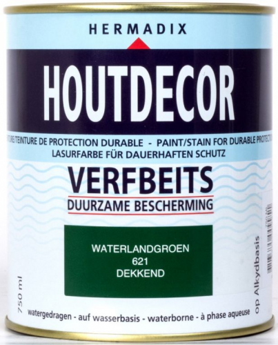 Houtdecor tuinbeits 750 ml 621 waterland groen