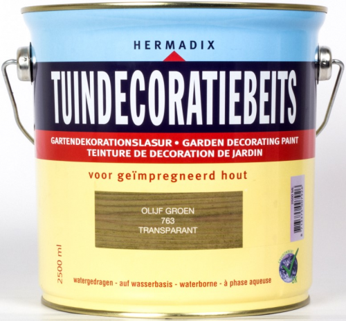 Tuindecoratiebeits 2500 ml 763 olijf groen