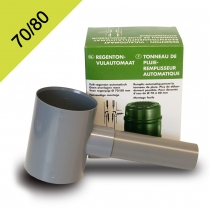 Regentonvulautomaat tbv regenpijpen ø 70 / 80 mm